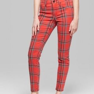 red plaid wild fable jeans